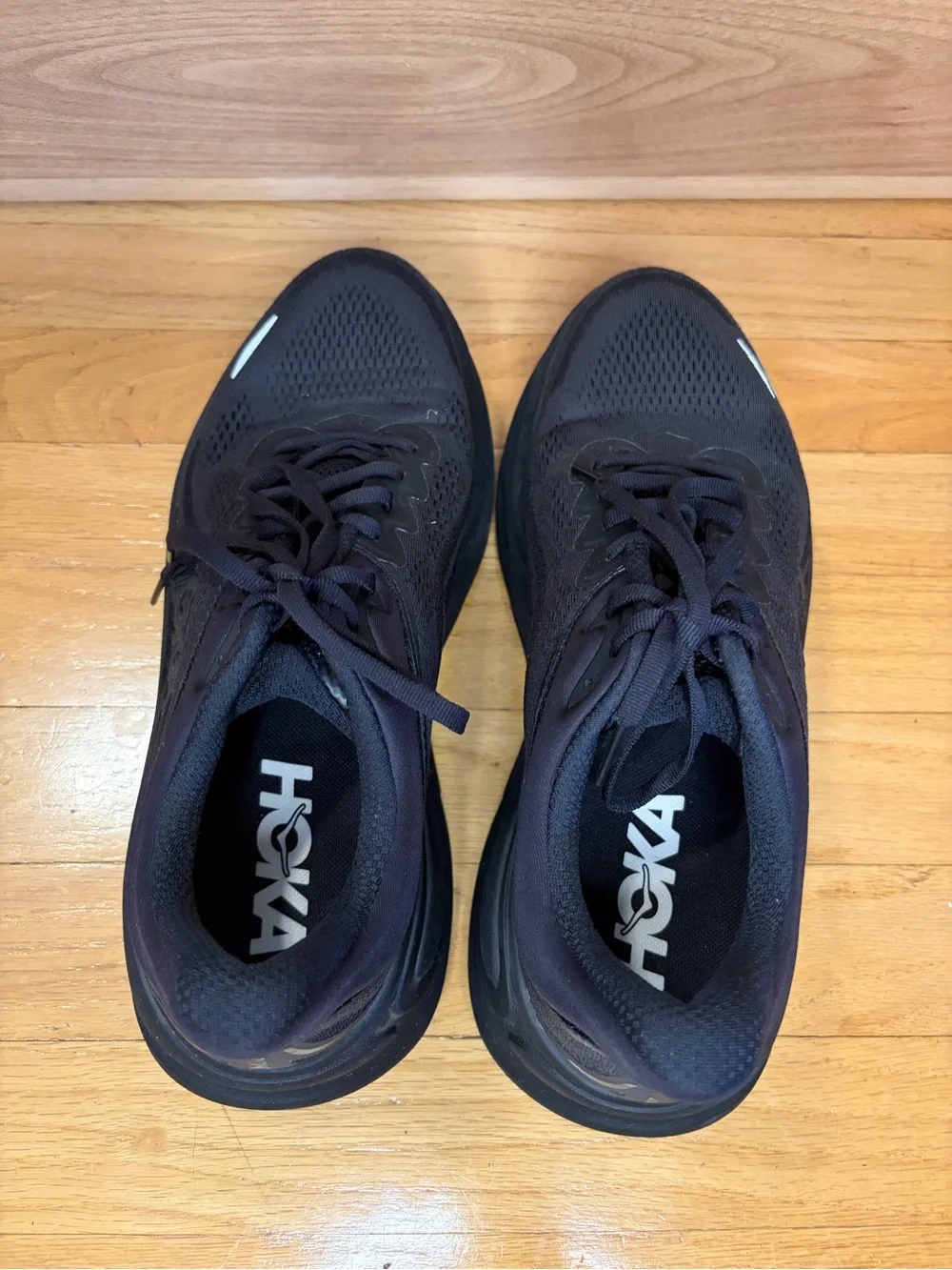 Hoka Bondi 9 Men’s Sneakers in Black - Size 9.5